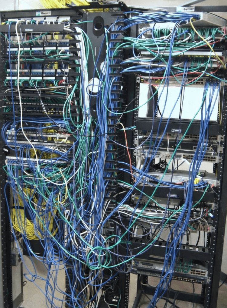 Baie de brassage avant intervention 4