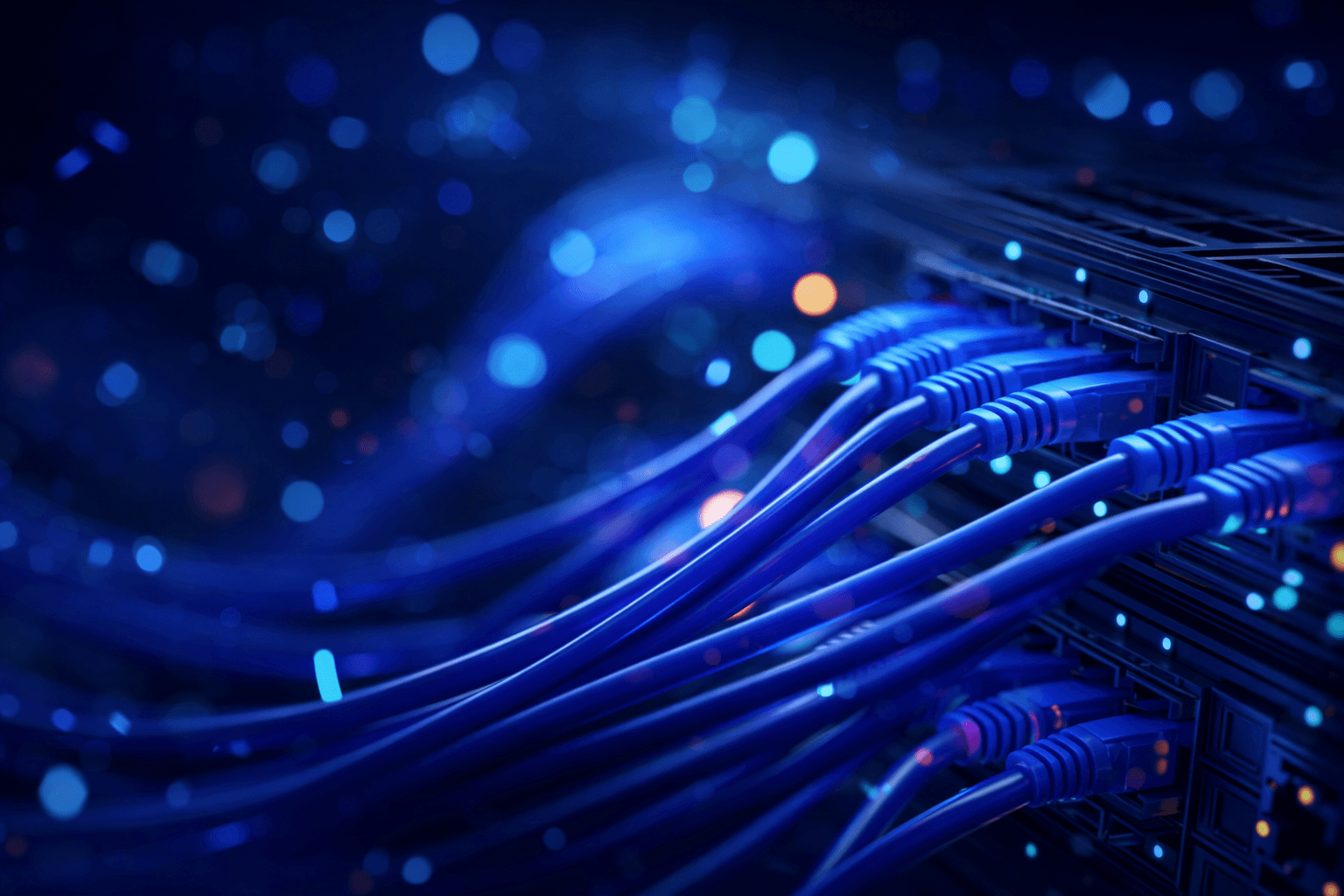 Arrière-plan Infrastructure Réseau & Câblage